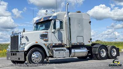 Freightliner Coronado 122 SD Sleeper Semi Truck - Mid Roof Sleeper, Detroit 505HP, 18 Speed Manual