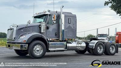 International HX Sleeper Semi Truck - 42" Mid Roof Sleeper, Cummins 565HP, 18 Speed Manual
