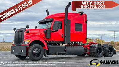 International HX Sleeper Semi Truck - 60" Raised Roof Sleeper, Cummins 565HP, 18 Speed Manual