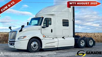 International LT Sleeper Semi Truck - 66" Raised Roof Sleeper, Cummins 450HP, 12 Speed Endurant Amt
