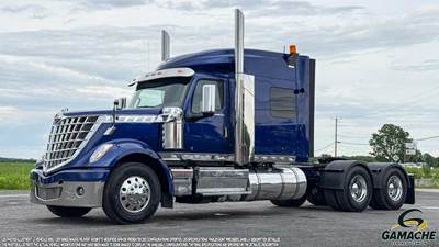 International LoneStar Sleeper Semi Truck - Raised Roof Sleeper, Cummins 565HP, 18 Speed Manual