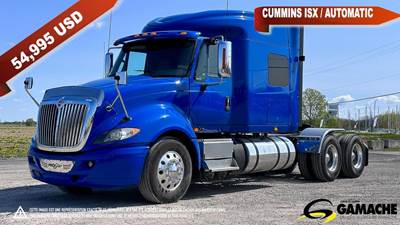 International ProStar Sleeper Semi Truck - 68" Mid Roof Sleeper, Cummins 475HP, 13 Speed Ultrashift Plus Automatic