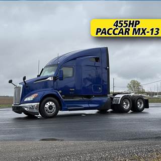 Kenworth T680 Sleeper Semi Truck - Raised Roof Sleeper, Paccar 455HP, 12 Speed Automatic