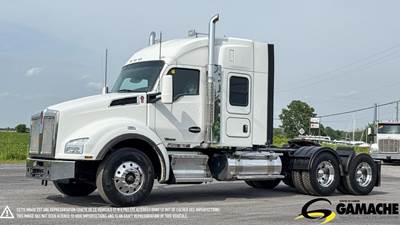Kenworth T880 Sleeper Semi Truck - 42" Raised Roof Sleeper, Paccar 510HP, 18 Speed Manual