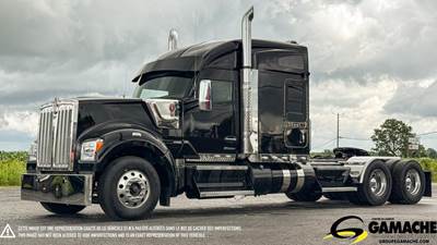 Kenworth W990 Sleeper Semi Truck - 60" Raised Roof Sleeper, Paccar 510HP, 13 Speed Manual