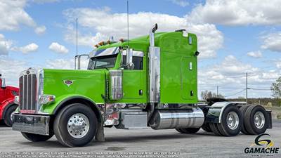 Peterbilt 389 Sleeper Semi Truck - 60" Mid Roof Sleeper, Cummins 565HP, 18 Speed Manual
