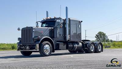 Peterbilt 389 Sleeper Semi Truck - Flat Top Sleeper, Paccar 380HP, 18 Speed Manual