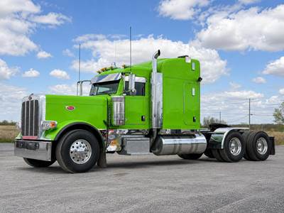 Peterbilt 389 Sleeper Semi Truck - 60" Mid Roof Sleeper, Cummins 565HP, 18 Speed Manual