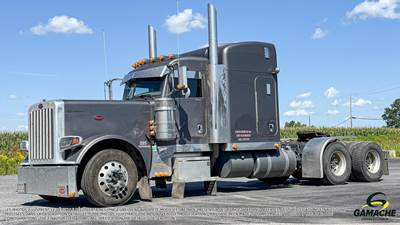Peterbilt 389 Sleeper Semi Truck - Mid Roof Sleeper, Cummins 500HP, 18 Speed Manual