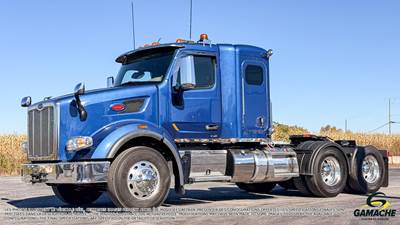 Peterbilt 567 Sleeper Semi Truck - Flat Top Sleeper, Cummins 525HP, 18 Speed Manual