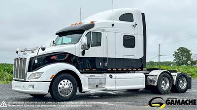 Peterbilt 587 Sleeper Semi Truck - 64" Raised Roof Sleeper, Paccar 455HP, 13 Speed Manual