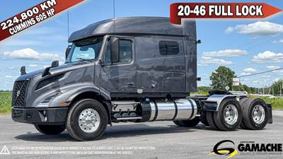 Volvo VNX64T740 Sleeper Semi Truck - 60" Raised Roof Sleeper, Cummins 605HP, 18 Speed Manual