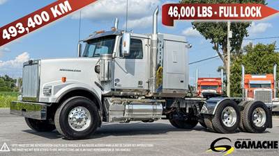 Western Star 4900FA Sleeper Semi Truck - 48" Flat Top Sleeper, Detroit 565HP, 18 Speed Manual