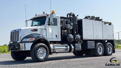 Peterbilt 348 Tandem Axle Vacuum Truck - Paccar, 370HP, 6 Speed Allison Rds Automatic