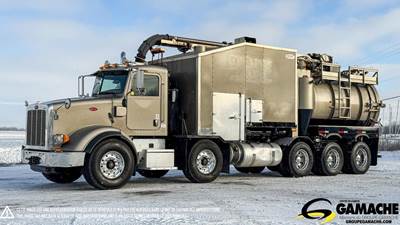 Peterbilt 365 Tri Axle Vacuum Truck - Paccar, 455HP, 6 Speed Allison Rds Automatic