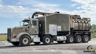 Peterbilt 365 Tri Axle Vacuum Truck - Paccar, 455HP, 6 Speed Allison Rds Automatic