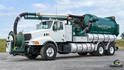 Sterling LT9500 Tandem Axle Vacuum Truck - Mercedes-Benz, 350HP, 6 Speed Automatic