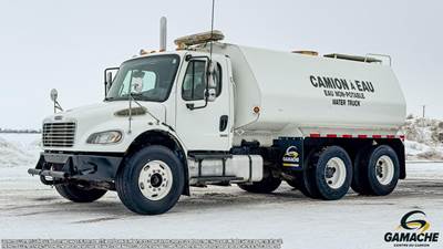 Freightliner M2 106 15141 Gallon Water Truck - Caterpillar 250HP, 5 Speed Allison Hs Automatic
