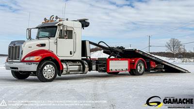 Peterbilt 337 Single Axle Wrecker Tow Truck - Paccar, 300HP, 6 Speed Allison Rds Automatic