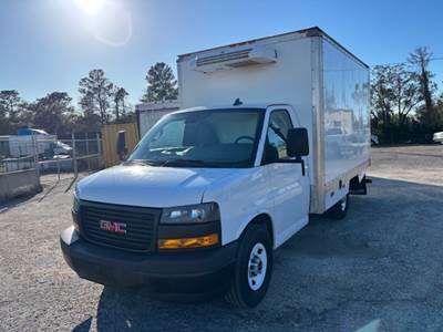 2023 GMC Savana G3500 Refrigerated Truck Body - Thermo King Refrigerated Box Van