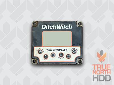 Ditch Witch 750 CAN Display