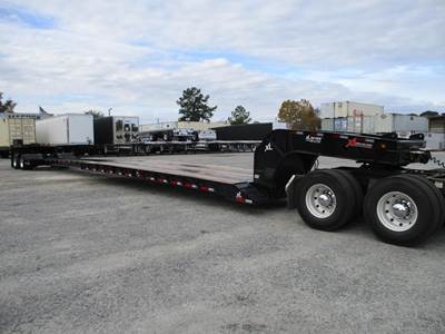 XL Specialized XL 80 HDE 48x102 Tandem Axle Steel Double Drop Trailer - Air Ride, Fixed Axle