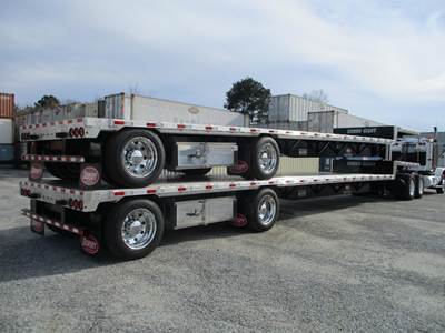 Dorsey 48x102 Combination Drop Deck Trailer - Air Ride, Fixed Spread Axle