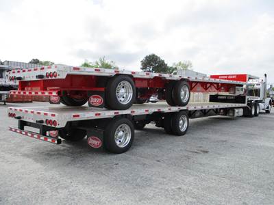 Dorsey COMBO DROP DECK REAR AXLE SLIDE Drop Deck Trailer