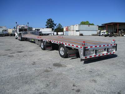 Reitnouer Big Bubba 53x102 Aluminum Drop Deck Trailer - Air Ride, Sliding Spread Axle