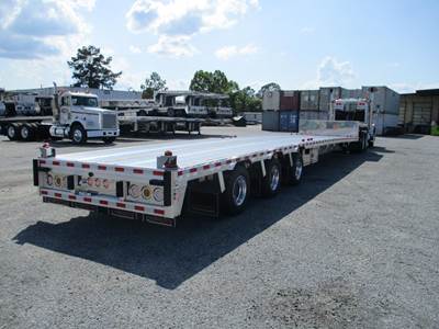 Reitnouer BIG BUBBA DROP TRI AXLE W/ CONTAINER LOCKS Drop Deck Trailer