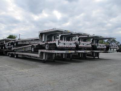 Reitnouer 53x102 Aluminum Drop Deck Trailer - Air Ride, Sliding Spread Axle