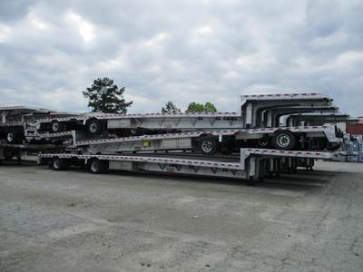 Reitnouer 53x102 Aluminum Drop Deck Trailer - Air Ride, Sliding Spread Axle