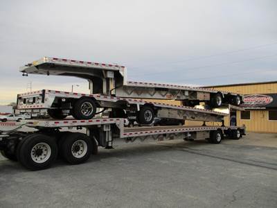 Reitnouer Big Bubba 53x102 Aluminum Drop Deck Trailer - Air Ride, Sliding Spread Axle