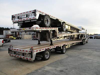 Reitnouer Big Bubba 53x102 Aluminum Drop Deck Trailer - Air Ride, Sliding Spread Axle