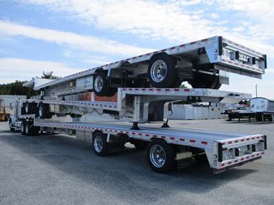 Reitnouer Big Bubba 53x102 Aluminum Drop Deck Trailer - Air Ride, Sliding Spread Axle