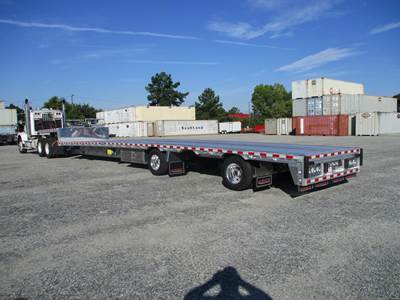 Reitnouer Big Bubba 53x102 Aluminum Drop Deck Trailer - Air Ride, Sliding Spread Axle