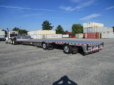 Reitnouer Big Bubba 53x102 Aluminum Drop Deck Trailer - Air Ride, Sliding Spread Axle