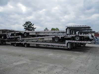 Reitnouer Big Bubba 53x102 Aluminum Drop Deck Trailer - Air Ride, Sliding Spread Axle