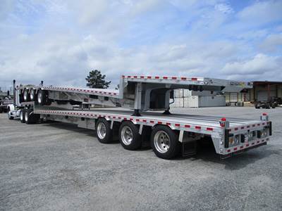Reitnouer Big Bubba 53x102 Tri Axle Aluminum Drop Deck Trailer - Air Ride, Fixed Axle