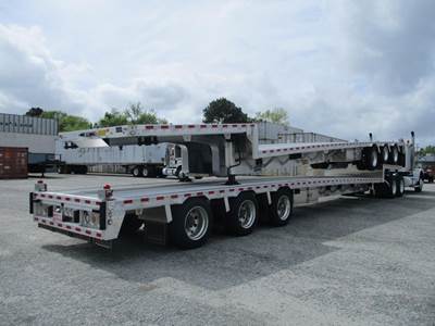 Reitnouer Big Bubba 53x102 Tri Axle Aluminum Drop Deck Trailer - Air Ride, Fixed Axle