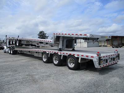 Reitnouer Big Bubba 53x102 Tri Axle Aluminum Drop Deck Trailer - Air Ride, Fixed Axle