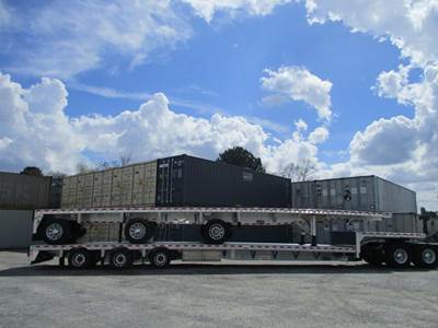 Reitnouer Big Bubba 53x102 Tri Axle Aluminum Drop Deck Trailer - Air Ride, Fixed Axle