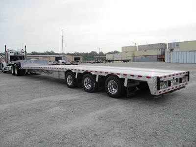 Reitnouer Big Bubba 53x102 Tri Axle Aluminum Drop Deck Trailer - Air Ride, Fixed Axle