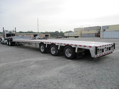 Reitnouer Big Bubba 53x102 Tri Axle Aluminum Drop Deck Trailer - Air Ride, Fixed Axle