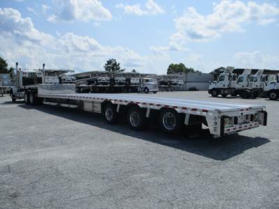 Reitnouer Big Bubba 53x102 Tri Axle Aluminum Drop Deck Trailer - Air Ride, Fixed Axle