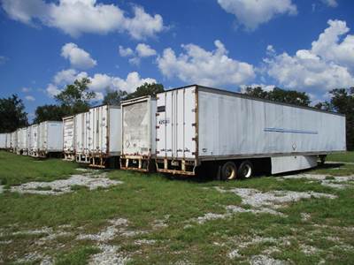 Great Dane 53 ft Dry Van Trailer - Swing Door, Spring, Sliding Axle