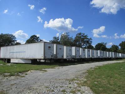 Stoughton 53 ft Dry Van Trailer - Swing Door, Spring, Sliding Axle