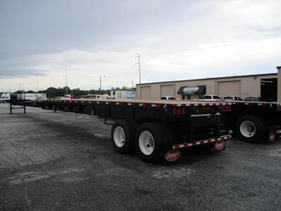 Dorsey 53x102 Steel Flatbed Trailer - Air Ride, Sliding Axle
