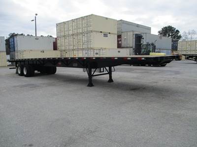 Dorsey FB48 48x102 Steel Flatbed Trailer - Spring, Sliding Axle