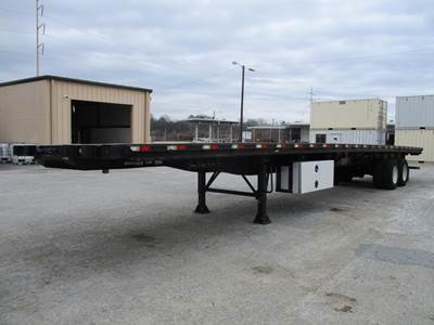 Dorsey FB48 48x102 Steel Flatbed Trailer - Spring, Sliding Axle